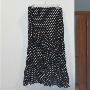 Polka dot Maxi Skirt